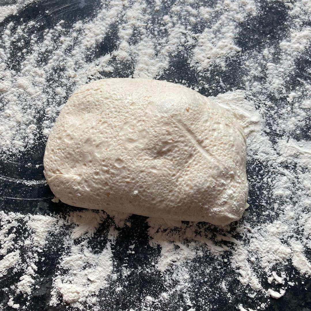 Fresh Sourdough Pizza Dough Ball