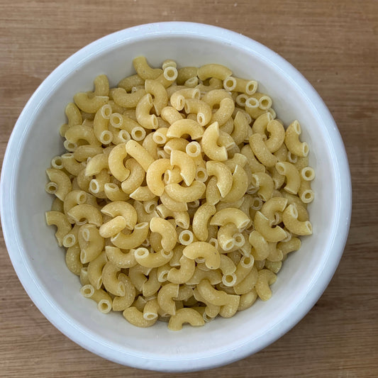 Organic White Gomitini (Macaroni) Pasta